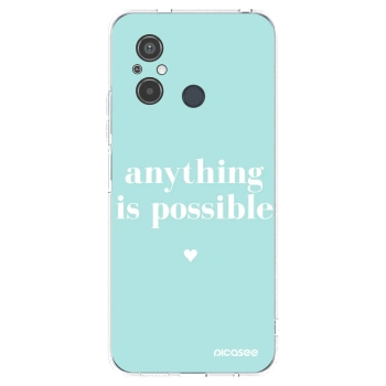 Picasee átlátszó szilikon tok az alábbi mobiltelefonokra Xiaomi Redmi 12C - Anything is possible