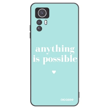 Picasee fekete szilikon tok az alábbi mobiltelefonokra Xiaomi Redmi Note 12S - Anything is possible