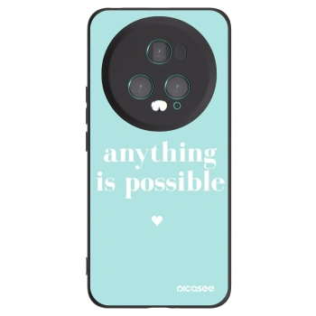 Picasee fekete szilikon tok az alábbi mobiltelefonokra Honor Magic5 Pro - Anything is possible