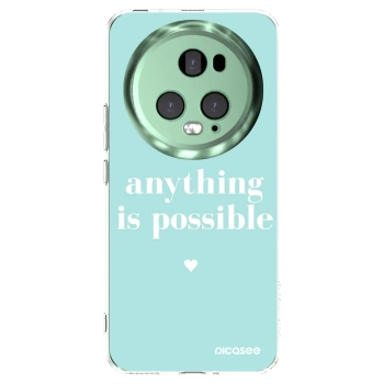 Picasee átlátszó szilikon tok az alábbi mobiltelefonokra Honor Magic5 Pro - Anything is possible