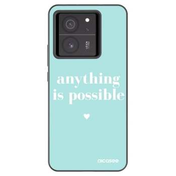 Picasee fekete szilikon tok az alábbi mobiltelefonokra Xiaomi 13T - Anything is possible