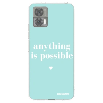 Picasee átlátszó szilikon tok az alábbi mobiltelefonokra Motorola Edge 30 Neo - Anything is possible