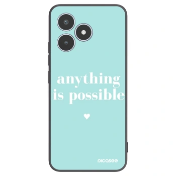 Picasee fekete szilikon tok az alábbi mobiltelefonokra Realme C53 - Anything is possible