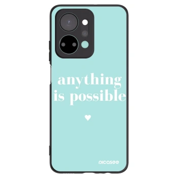 Picasee fekete szilikon tok az alábbi mobiltelefonokra Honor X7a - Anything is possible