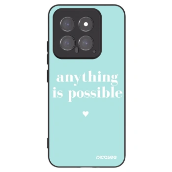 Picasee fekete szilikon tok az alábbi mobiltelefonokra Xiaomi 14 - Anything is possible