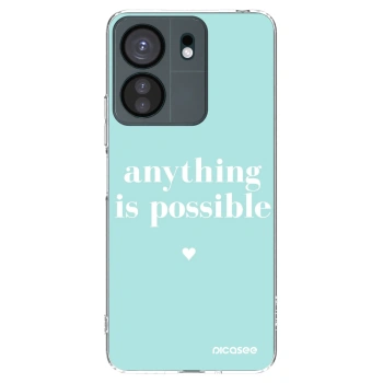 Picasee átlátszó szilikon tok az alábbi mobiltelefonokra Xiaomi Redmi 13C 4G - Anything is possible