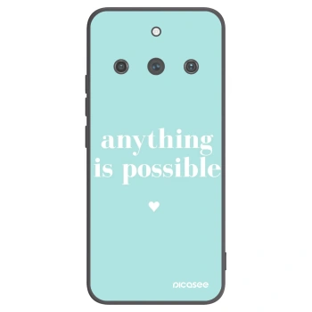 Picasee fekete szilikon tok az alábbi mobiltelefonokra Realme 11 Pro+ - Anything is possible
