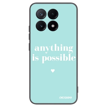 Picasee fekete szilikon tok az alábbi mobiltelefonokra Xiaomi Poco X6 Pro - Anything is possible