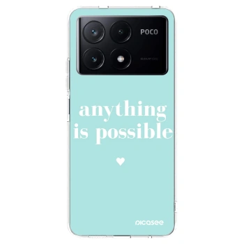 Picasee átlátszó szilikon tok az alábbi mobiltelefonokra Xiaomi Poco X6 Pro - Anything is possible