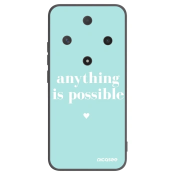 Picasee fekete szilikon tok az alábbi mobiltelefonokra Honor Magic6 Lite 5G - Anything is possible