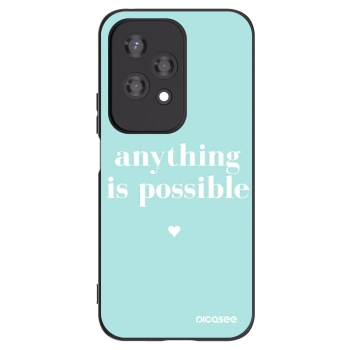 Picasee fekete szilikon tok az alábbi mobiltelefonokra Honor 200 Lite - Anything is possible