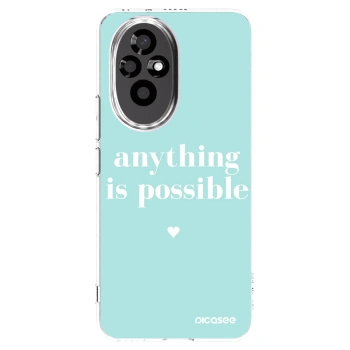 Picasee átlátszó szilikon tok az alábbi mobiltelefonokra Honor 200 5G - Anything is possible