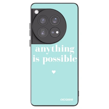 Picasee fekete szilikon tok az alábbi mobiltelefonokra OnePlus 12 5G - Anything is possible