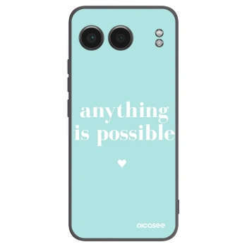 Picasee fekete szilikon tok az alábbi mobiltelefonokra OnePlus Nord 4 - Anything is possible