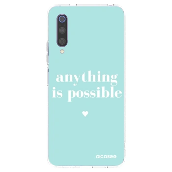 Picasee átlátszó szilikon tok az alábbi mobiltelefonokra Xiaomi Mi 9 - Anything is possible