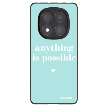 Picasee fekete szilikon tok az alábbi mobiltelefonokra Xiaomi Redmi Note 14 Pro+ 5G - Anything is possible