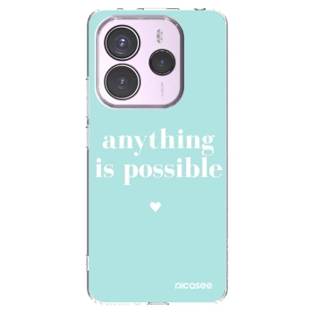 Picasee átlátszó szilikon tok az alábbi mobiltelefonokra Xiaomi Redmi Note 14 5G - Anything is possible
