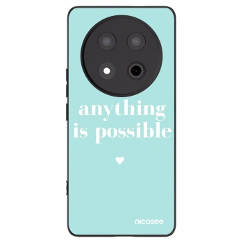 Picasee fekete szilikon tok az alábbi mobiltelefonokra Honor Magic7 Lite 5G - Anything is possible
