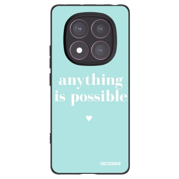 Picasee fekete szilikon tok az alábbi mobiltelefonokra Xiaomi Redmi Note 14 Pro 4G - Anything is possible