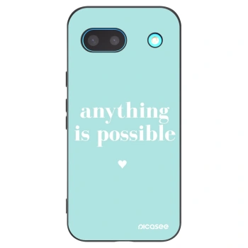 Picasee fekete szilikon tok az alábbi mobiltelefonokra Google Pixel 8 - Anything is possible