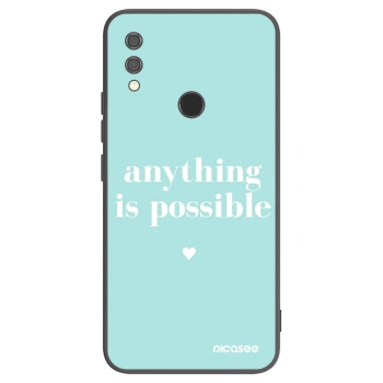 Picasee fekete szilikon tok az alábbi mobiltelefonokra Xiaomi Redmi Note 7 - Anything is possible
