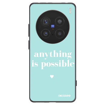Picasee fekete szilikon tok az alábbi mobiltelefonokra Vivo X200 Pro - Anything is possible