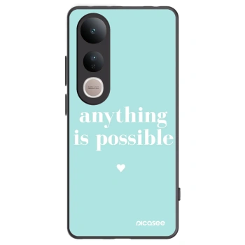 Picasee fekete szilikon tok az alábbi mobiltelefonokra Vivo V50 Lite 5G - Anything is possible