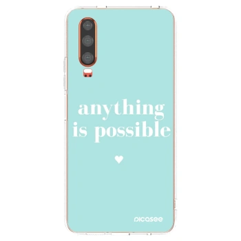 Picasee átlátszó szilikon tok az alábbi mobiltelefonokra Huawei P30 - Anything is possible