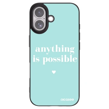 Picasee fekete szilikon tok az alábbi mobiltelefonokra Apple iPhone 17 - Anything is possible