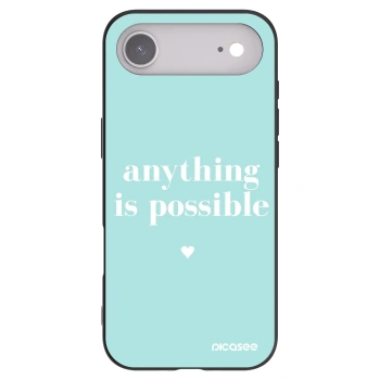 Picasee fekete szilikon tok az alábbi mobiltelefonokra Apple iPhone Air - Anything is possible