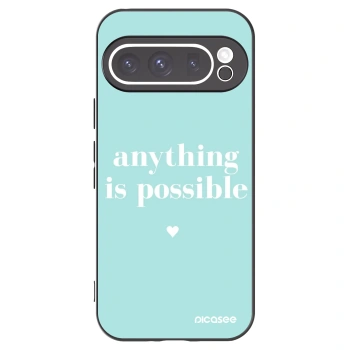 Picasee fekete szilikon tok az alábbi mobiltelefonokra Google Pixel 9 Pro XL - Anything is possible