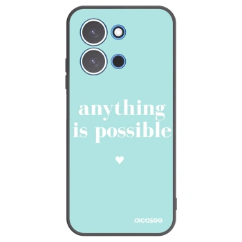 Picasee fekete szilikon tok az alábbi mobiltelefonokra Xiaomi Redmi 15C 4G - Anything is possible