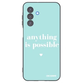 Picasee fekete szilikon tok az alábbi mobiltelefonokra Samsung Galaxy A17 5G - Anything is possible
