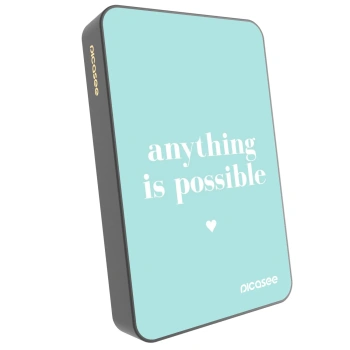 Picasee Powerbank MagSafe 10 000 mAh Szürke - Anything is possible