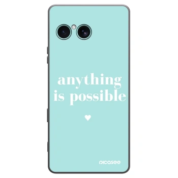 Picasee fekete szilikon tok az alábbi mobiltelefonokra Sony Xperia 10 VII - Anything is possible