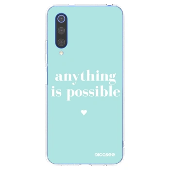 Picasee átlátszó szilikon tok az alábbi mobiltelefonokra Xiaomi Mi 9 SE - Anything is possible
