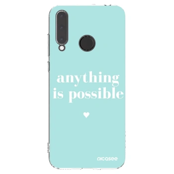 Picasee átlátszó szilikon tok az alábbi mobiltelefonokra Honor 20 Lite - Anything is possible