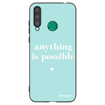 Picasee fekete szilikon tok az alábbi mobiltelefonokra Honor 20 Lite - Anything is possible