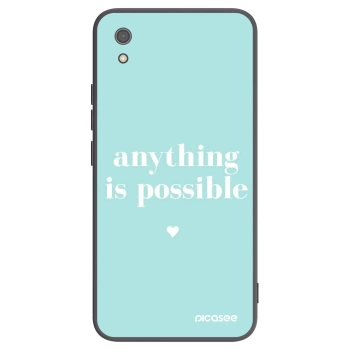 Picasee fekete szilikon tok az alábbi mobiltelefonokra Xiaomi Redmi 7A - Anything is possible