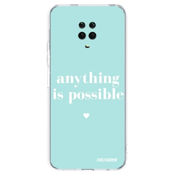 Picasee átlátszó szilikon tok az alábbi mobiltelefonokra Xiaomi Redmi Note 9S - Anything is possible