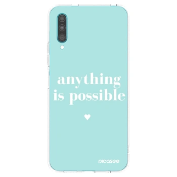 Picasee átlátszó szilikon tok az alábbi mobiltelefonokra Samsung Galaxy A30s A307F - Anything is possible