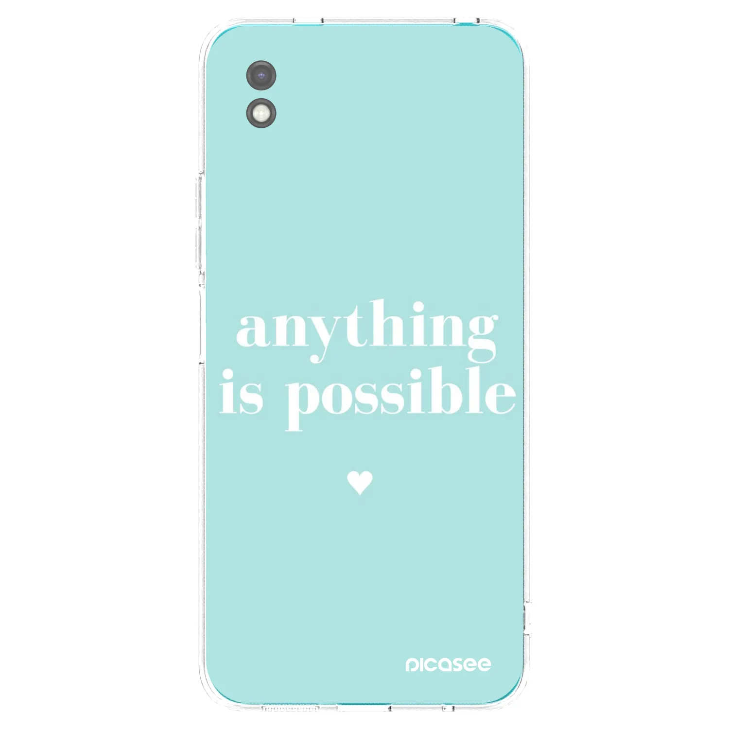 Picasee fekete szilikon tok az alábbi mobiltelefonokra Xiaomi Redmi 9A - Anything is possible