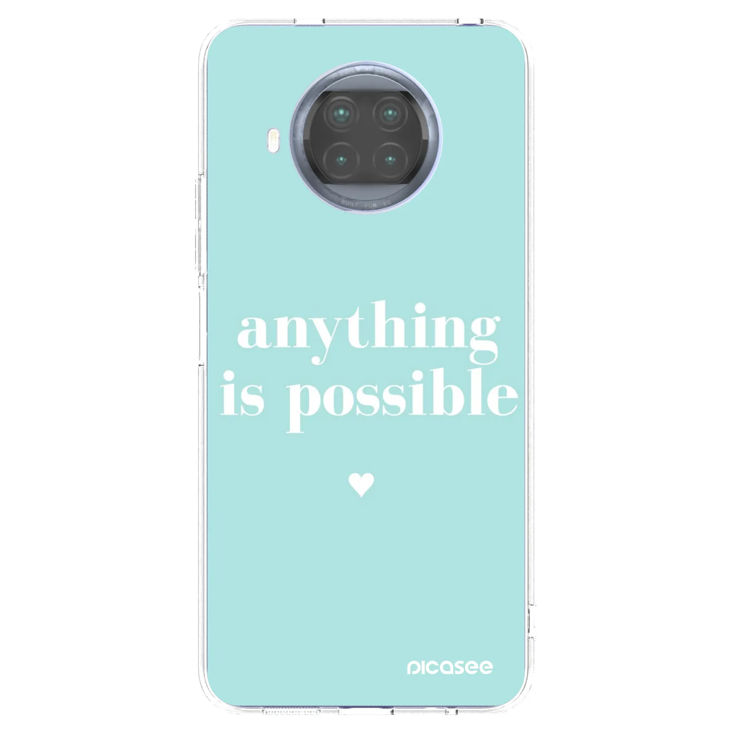 Picasee átlátszó szilikon tok az alábbi mobiltelefonokra Xiaomi Mi 10T Lite - Anything is possible