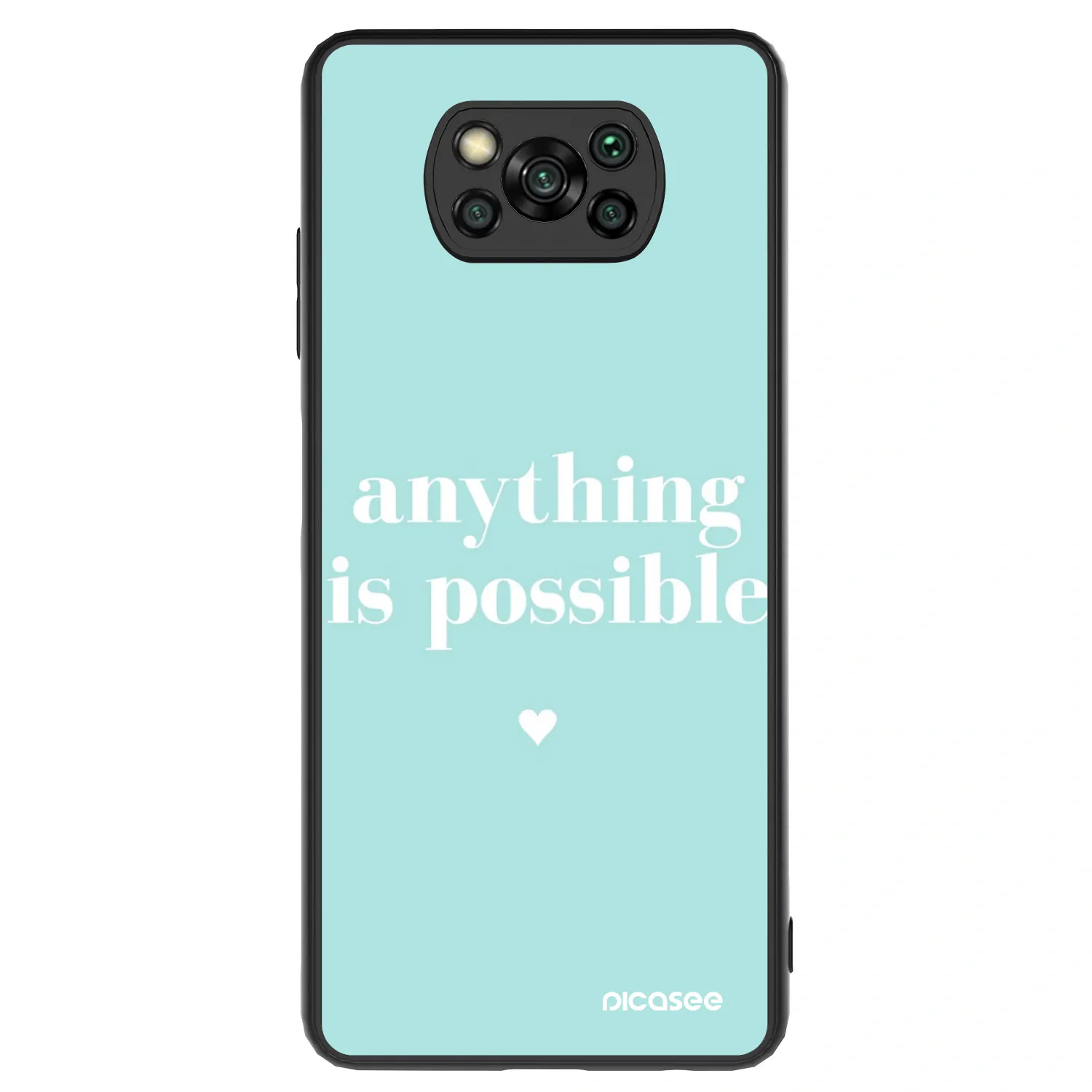 Picasee ULTIMATE CASE Xiaomi Poco X3 - készülékre - Anything is possible
