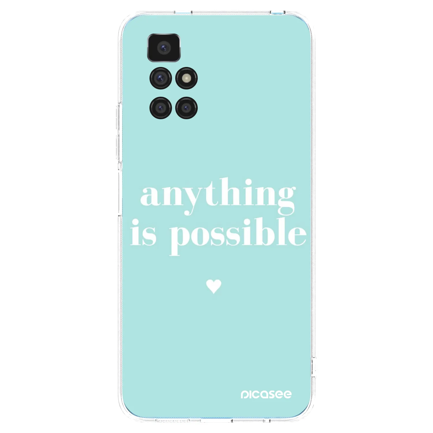 Picasee átlátszó szilikon tok az alábbi mobiltelefonokra Xiaomi Redmi 10 - Anything is possible