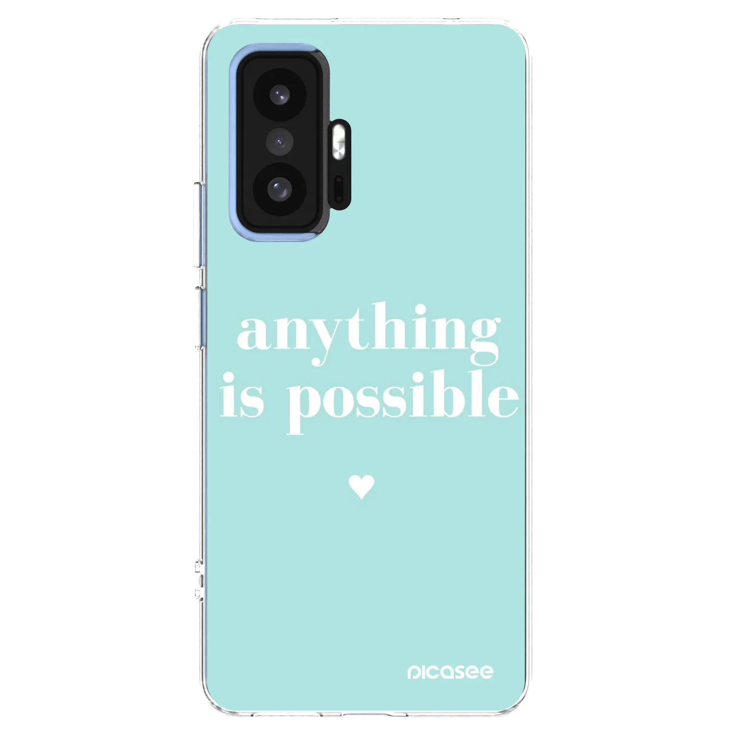 Picasee átlátszó szilikon tok az alábbi mobiltelefonokra Xiaomi 11T Pro - Anything is possible