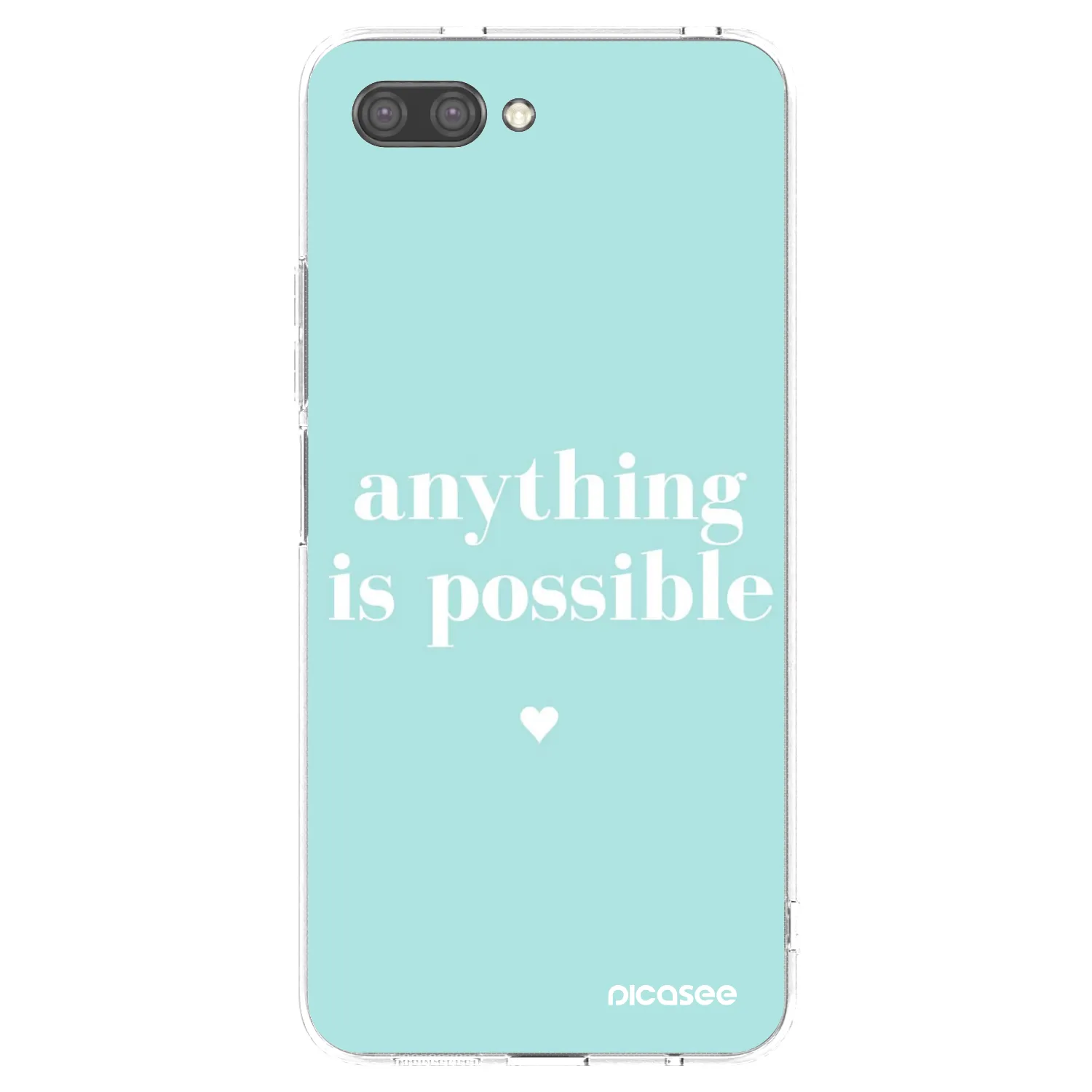 Picasee átlátszó szilikon tok az alábbi mobiltelefonokra Honor 10 - Anything is possible