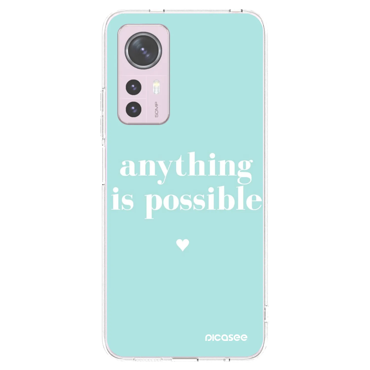 Picasee átlátszó szilikon tok az alábbi mobiltelefonokra Xiaomi 12 - Anything is possible
