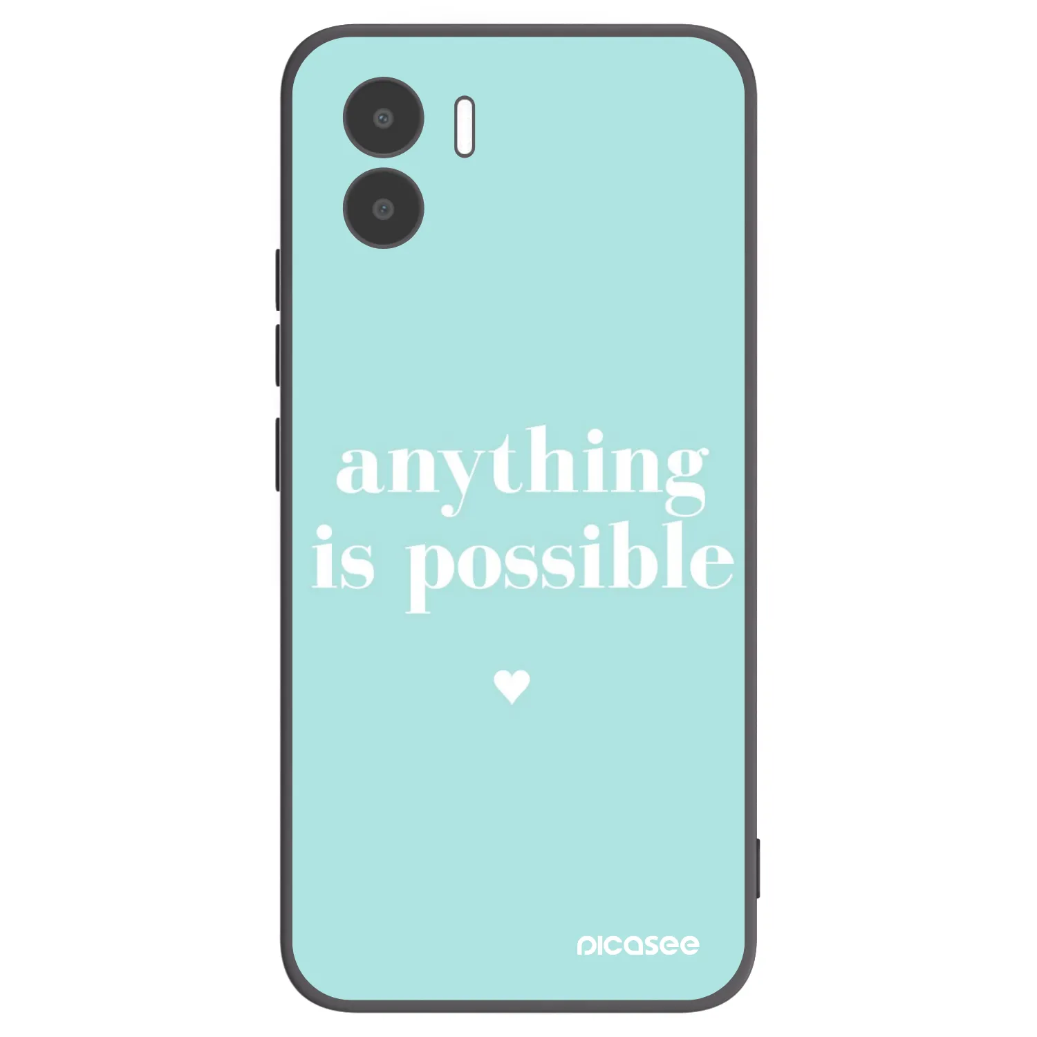 Picasee fekete szilikon tok az alábbi mobiltelefonokra Xiaomi Redmi A1 - Anything is possible