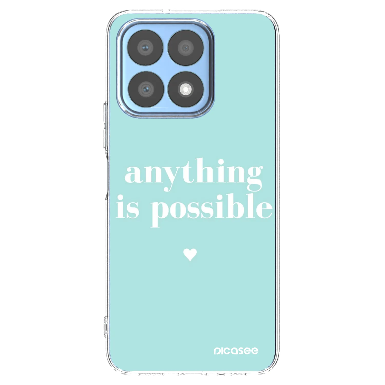Picasee átlátszó szilikon tok az alábbi mobiltelefonokra Honor X8a - Anything is possible